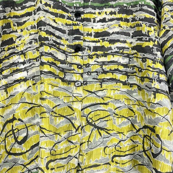 IC By Connie K Crinkle Textured Semi Sheer Tunic Top Size XL Lagenlook Artsy - Picture 6 of 8